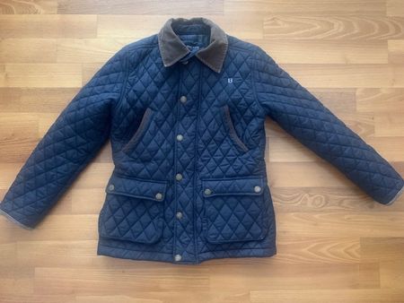 HACKETT Navy Quilted Padded Jacket. Grösse 11-12 Jahre
