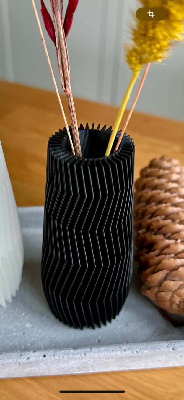 Vasi & Recipienti: Moderne Deko Vase, schwarz, geometrisch – Nuovo e nell'imballaggio originale da Ibach venduto da ad4432cd 1