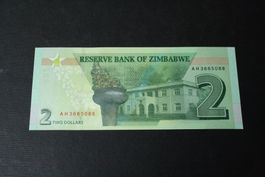 UNC Zimbabwe 2 dollars 2019