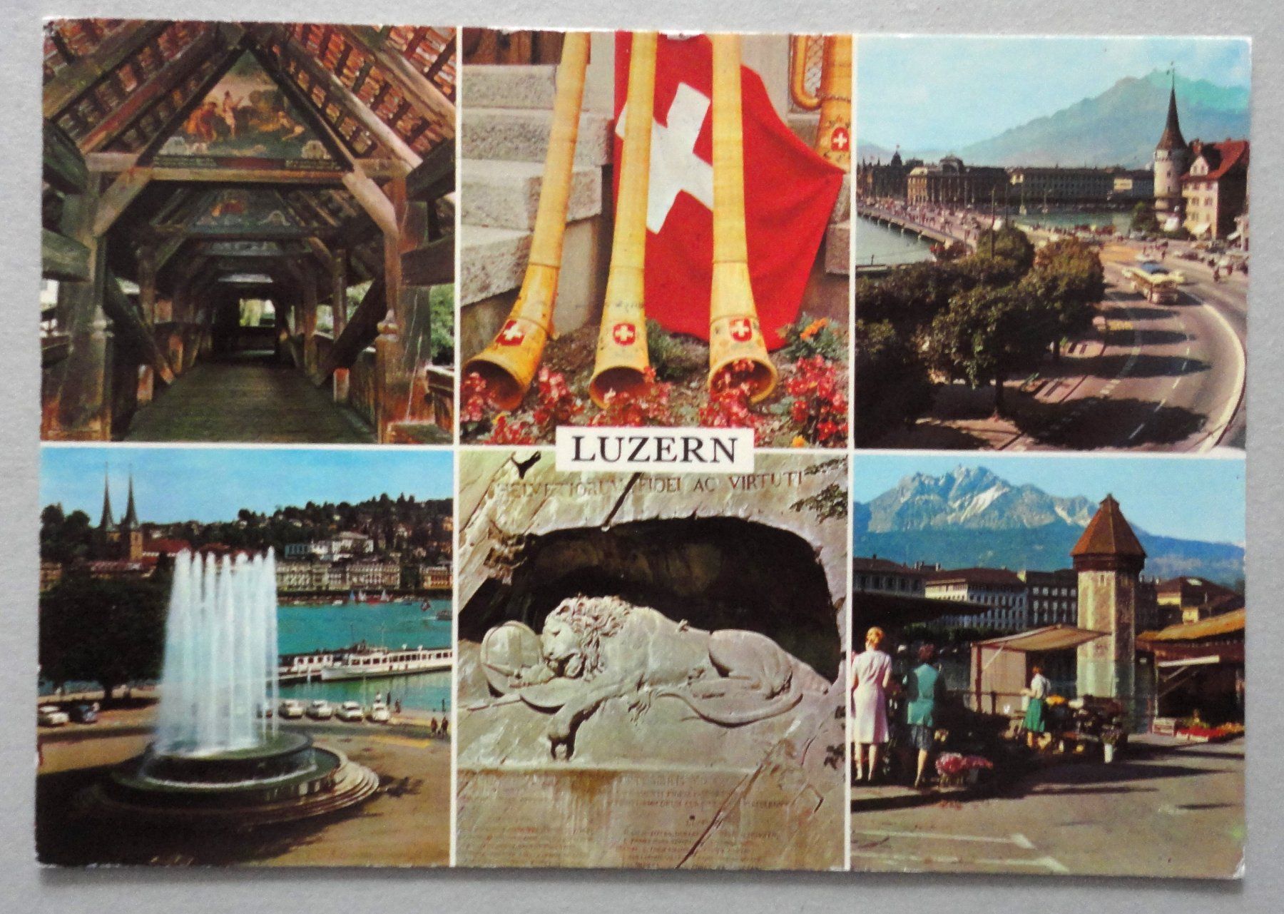 Cartoline postali: Luzern – Usato da Fétigny venduto da Billy2miny