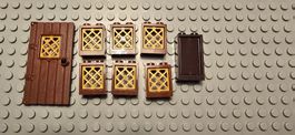 Lego  Fenster mit Gitter (60593) + Tür