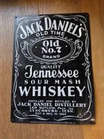 Schild Jack Daniel's Old No.7 Tennessee Whiskey Metall