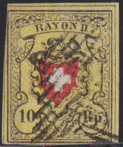 Tutti i francobolli: Sehr schöne Rayon 16II, Stein E-LO, T8+++++ – Usato da Samnaun-Compatsch venduto da Muckimu