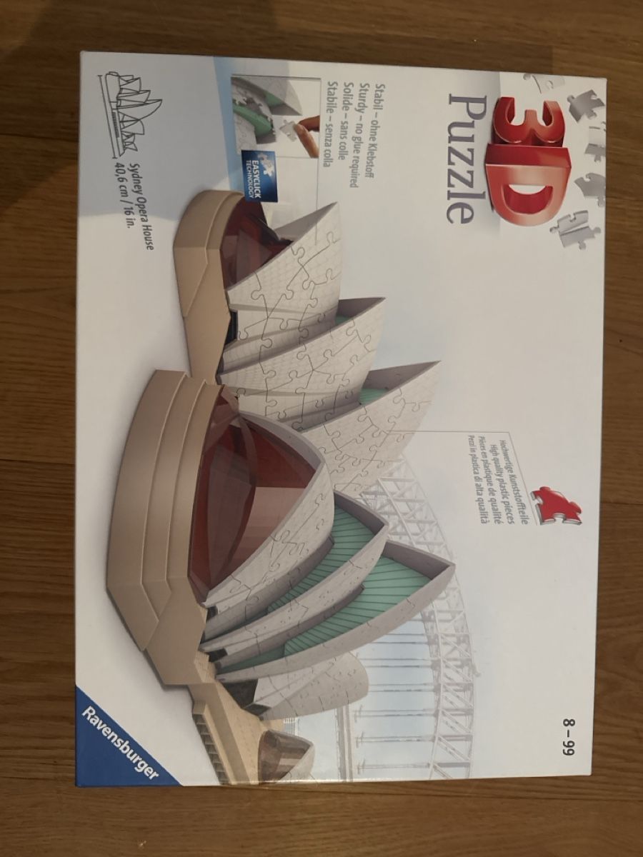 Ravensburger Puzzle: 3D Puzzle Sydney Opera House – Usato da Menziken venduto da xirixs