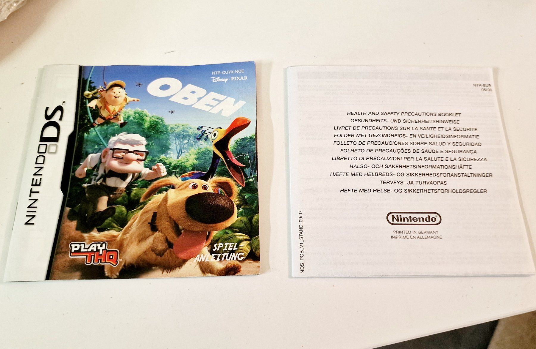 Nintendo Spiele: Oben - Nintendo DS - Anleitung – Gebraucht aus Reinach BL von _MasterK_