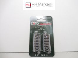 KATO / Noch 78113 Unitrack 4x gebogenes Gleis R216 15° N