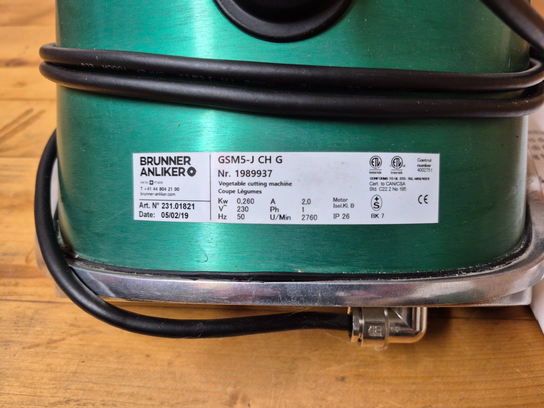 Brunner Anliker Elettrodomestici da cucina: BRUNNER ANLIKER GSM 5 STAR mit 10 Scheiben – Nuovo (secondo la descrizione) da Schönenberg ZH venduto da Split 9