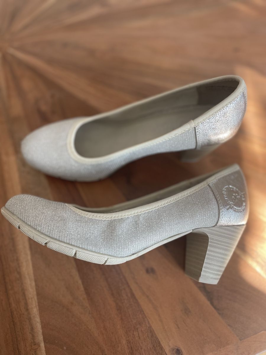 S.Oliver Scarpe da donna: Escarpin S. Oliver argenté – Usato da Biel/Bienne venduto da Muriel0604 1