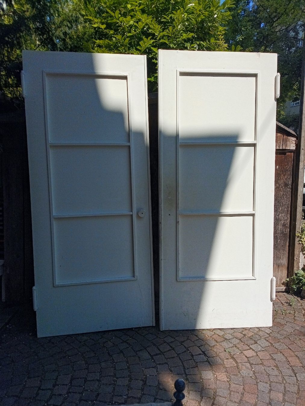 Porte: Two Interior Doors, White, 102cm x 240cm, Used – Usato da Zürich venduto da 2Trends