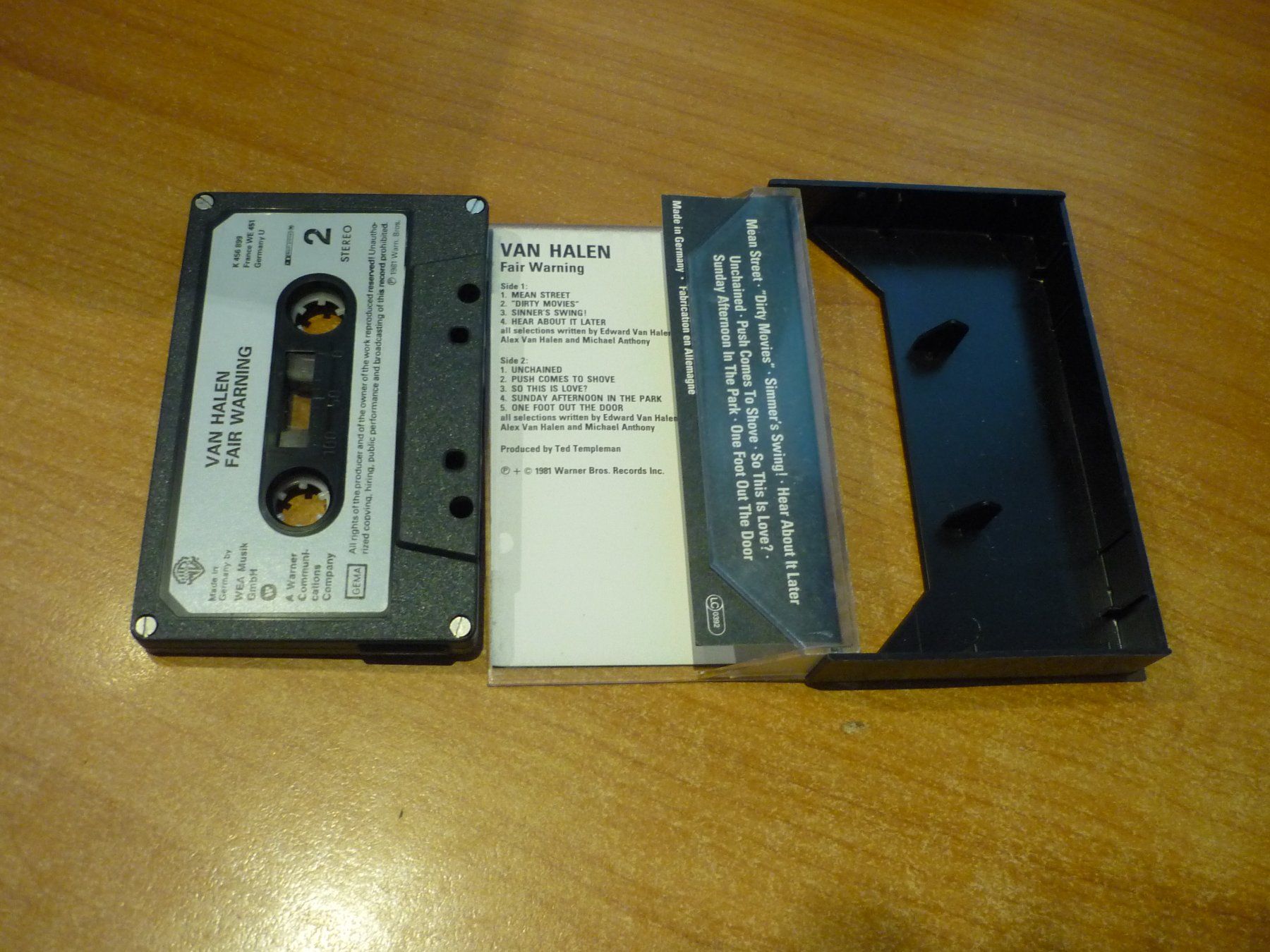 Kompaktkassetten: Kassette Rock - Van Halen - Fair warning  - MC rar – Gebraucht aus Beringen von Flatretriever 2