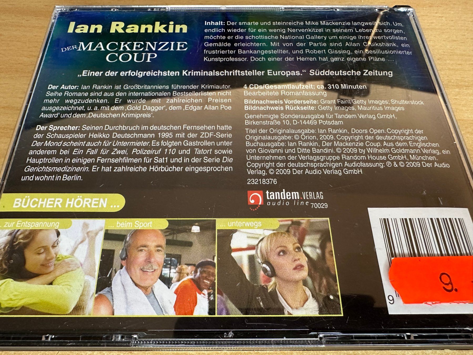 Livres audio: Ian Rankin - Der Mackenzie Coup - 4 CD – D'occasion à Rikon im Tösstal par Alpenmutz 1