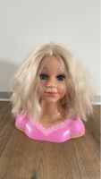 Schöne Styling Kopf Puppe mit blonden Haaren