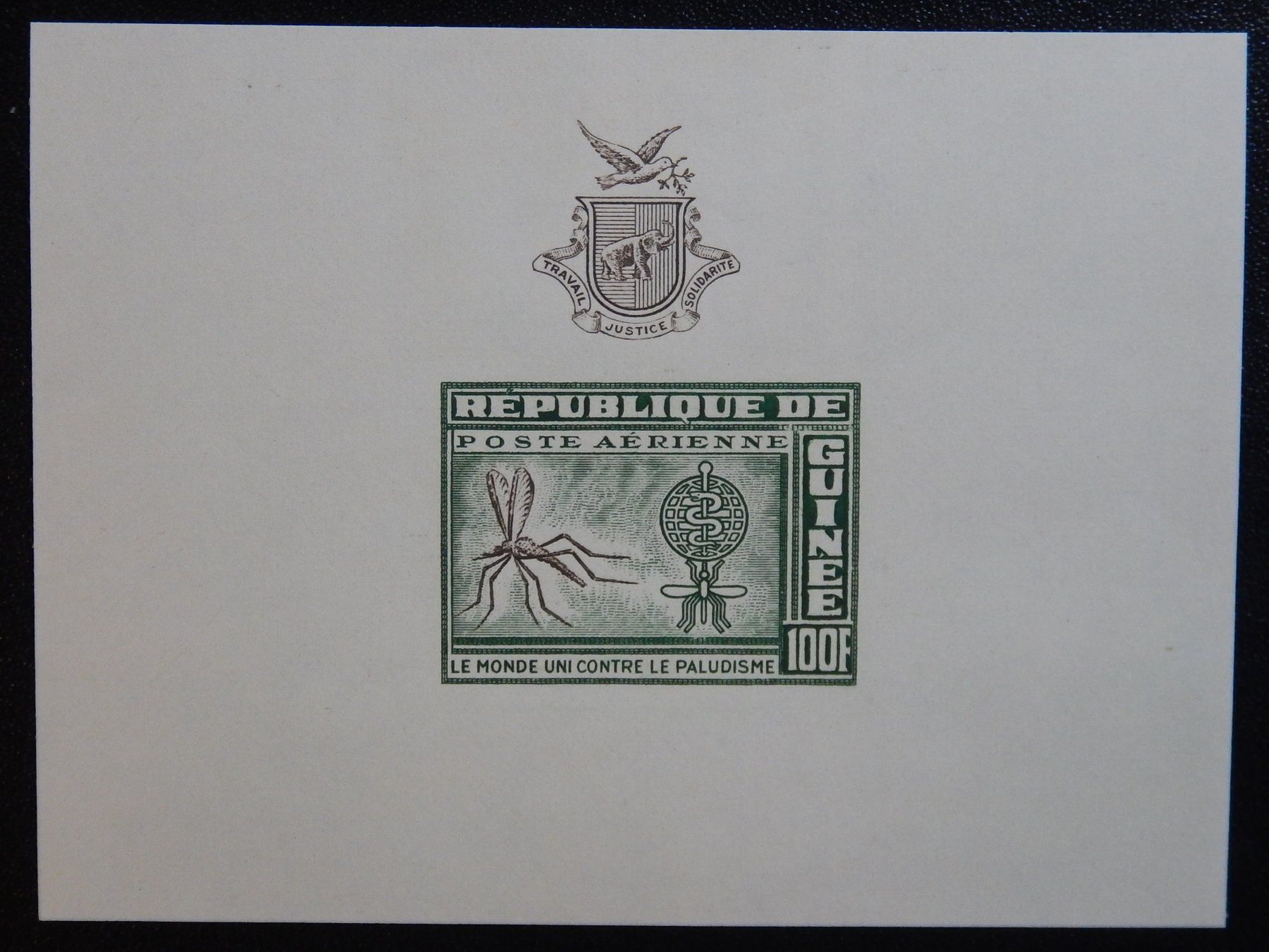 Tutti i francobolli: Guinea Kat. Block 1 ** 1962 – Usato da Zürich venduto da Muehlekauf
