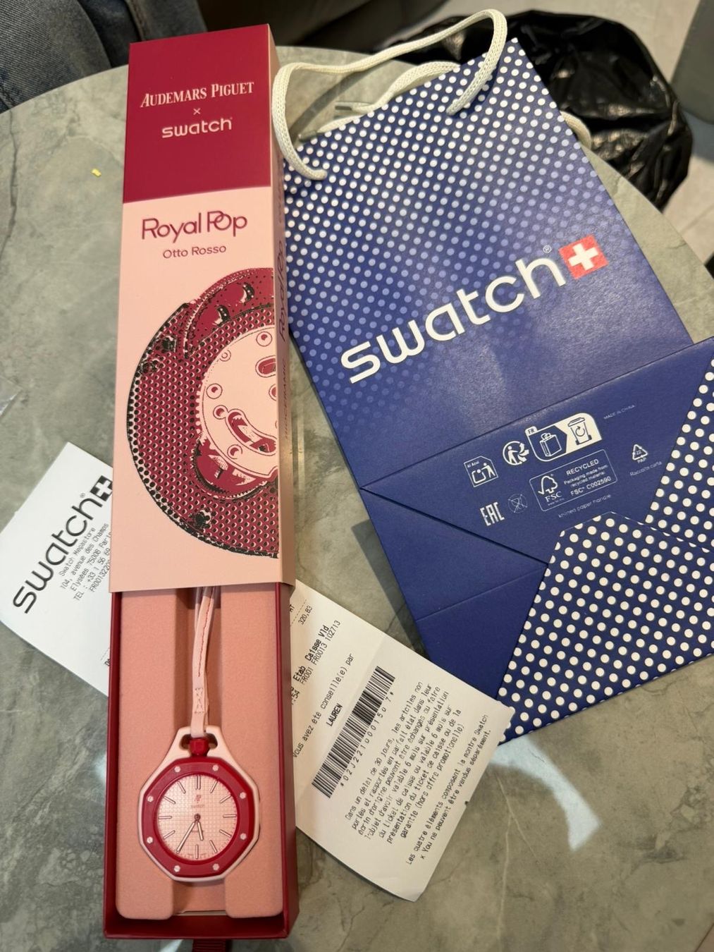 Swatch Orologi: Swatch X audemars Piguet otto Rosso – Usato da moutier venduto da eny_w6ty 1