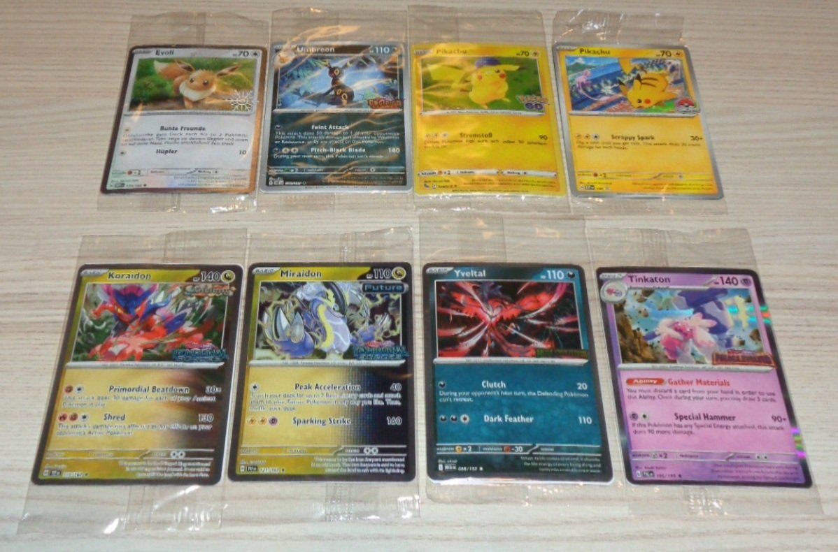 Pokémon Cartes à collectionner: 8 Pokémon Promokarten ORIGINAL & NEU (D/E) – Neuf avec emballage d'origine à Thun par Gameparadise