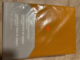 Jersey Fixleintuch  90-100 x 200 orange NEU