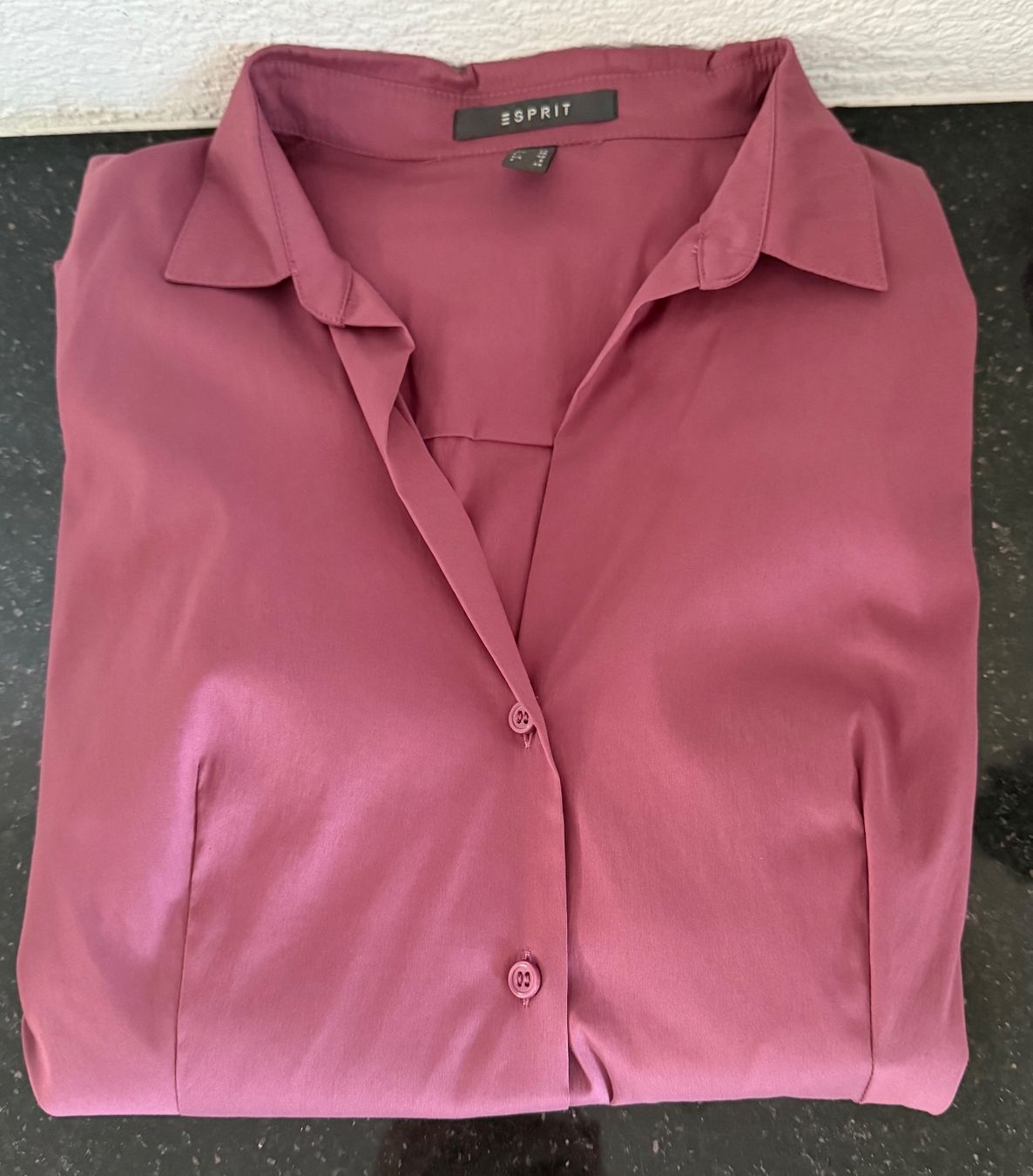 Esprit Blusen: Esprit Collection, figurbetonte Businessbluse, Gr. 36 – Gebraucht aus Niederweningen von baghirac