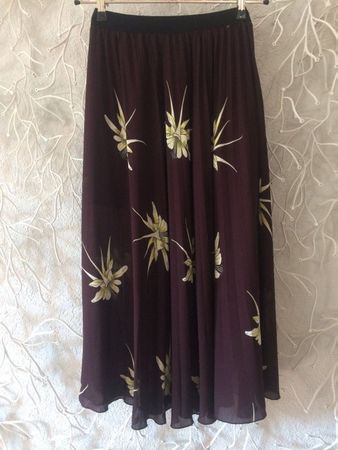 Maxi-Rock mit Blumenprint