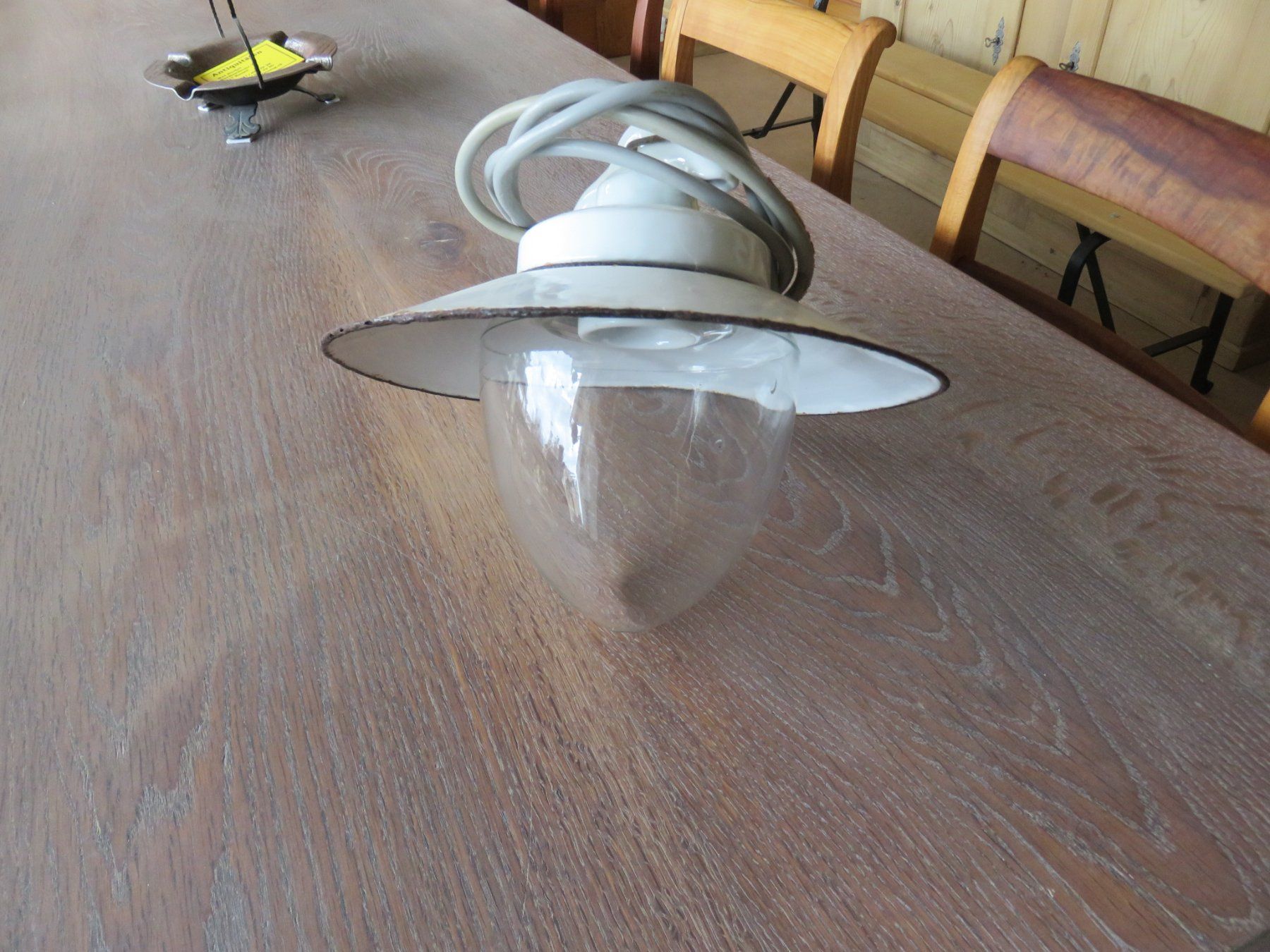 Lustres & lampes de plafonds: antike Deckenlampe / Stalllampe Nr.2 – D'occasion à Ruswil par Mfladibus