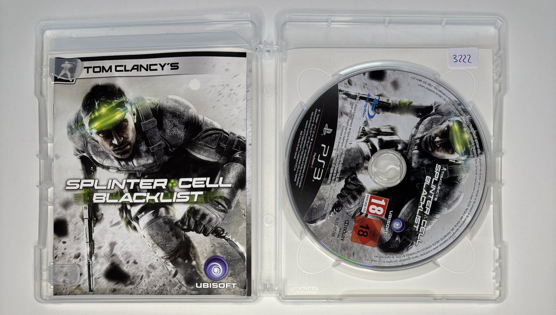 Jeux: PS3 - Tom Clancy's Splinter Cell: Blacklist – D'occasion à Allschwil par Bullach 1