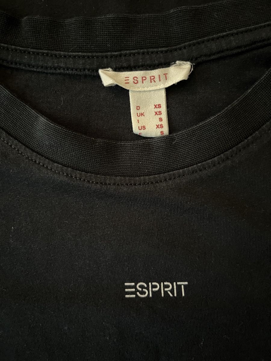 Esprit T-shirt: T-Shirt Esprit schwarz oversized XS – Nuovo (secondo la descrizione) da Birrwil venduto da vanyboo 3