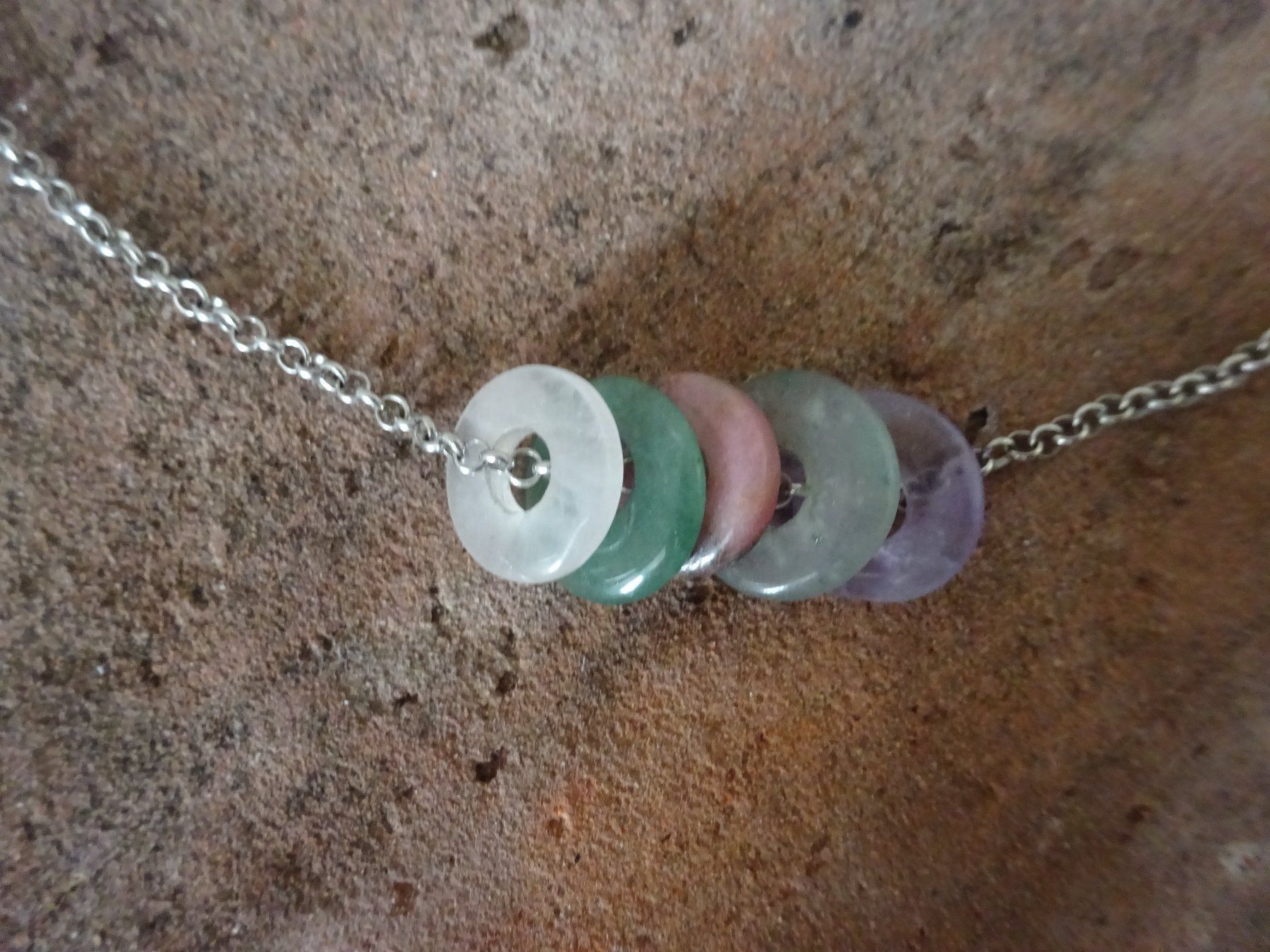 Catenine: Kette Pi-Scheiben Jade / 925 Silber – Usato da Esslingen venduto da FetteSchnecke 3