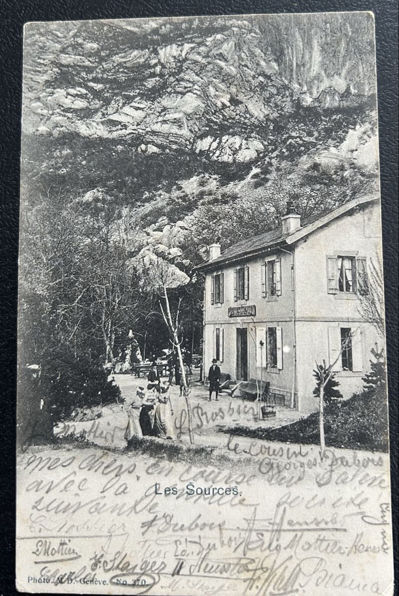Cartes postales: Les Sources 1902 – D'occasion à Horw par Tellbub