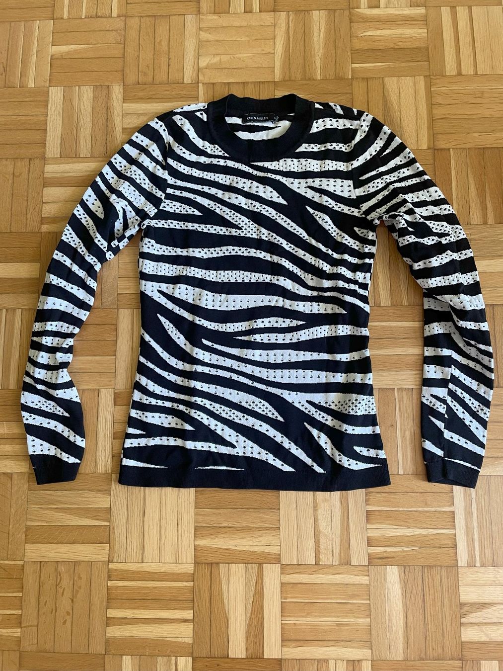 Karen Millen Maglioni & Felpe: Karen Millen Zebra-Pulli Grösse S – Usato da Zürich venduto da Miush999