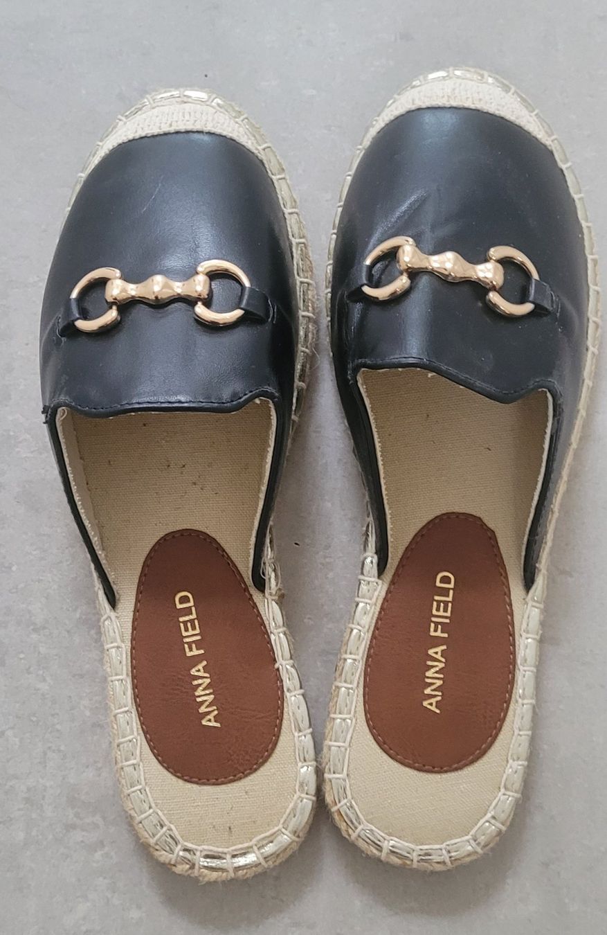 Anna Field Damenschuhe: Anna Field Espadrilles Pantoletten Gr. 38 Schwarz – Neu (gemäss Beschreibung) aus Uitikon Waldegg von SYMATTHI