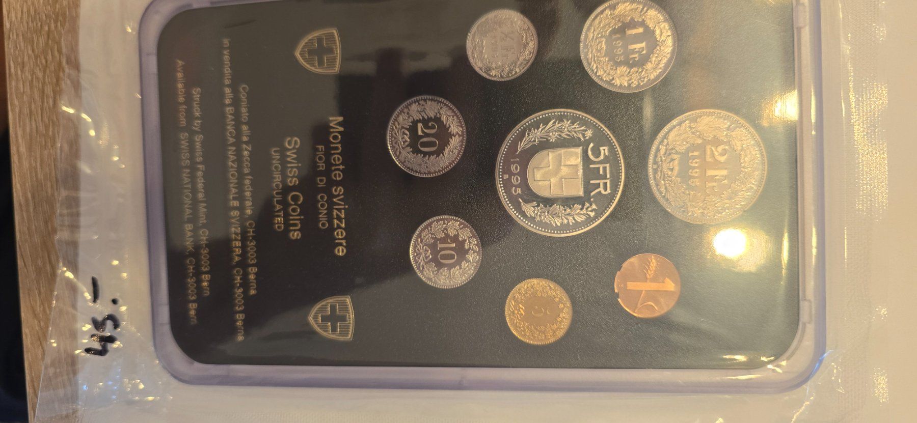 Tutti le monete: Pieces Fleur de coin 1995 – Nuovo e nell'imballaggio originale da Fribourg venduto da yan_z5fr