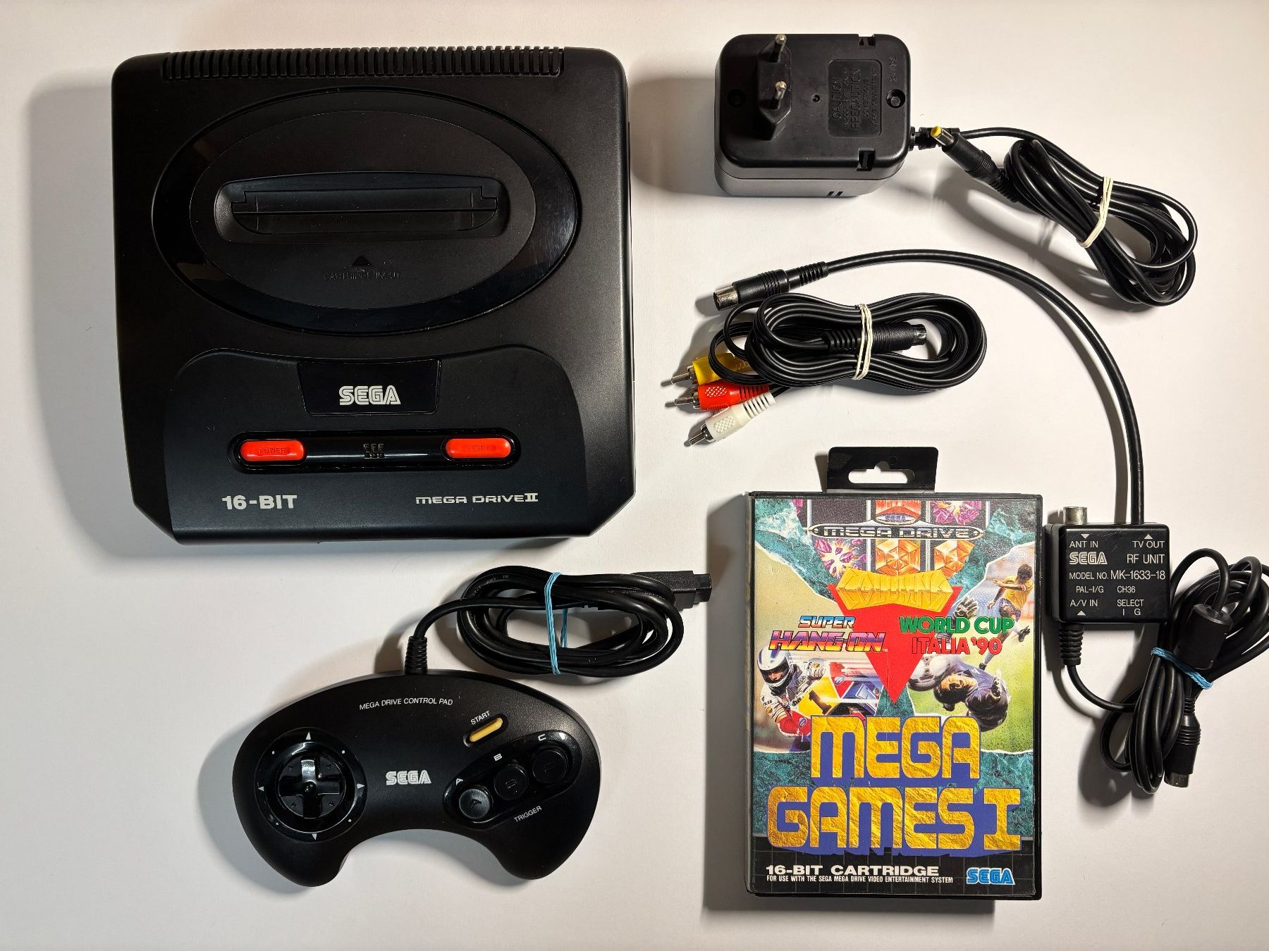Sega Console: MD - Konsole - SEGA Mega Drive II mit Mega Games 1 – Usato da Allschwil venduto da Bullach