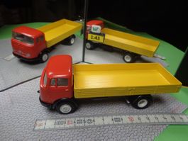 Mercedes Pritsche  1-50 (ohne Box) Tekno DK  (Tek)