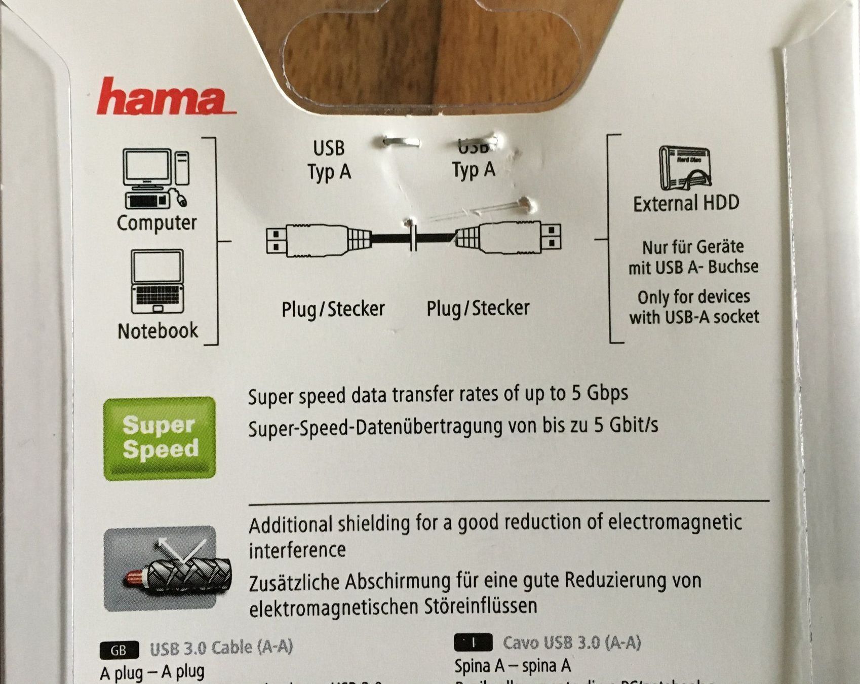 Hama Cavi: USB Kabel – Nuovo e nell'imballaggio originale da Zürich venduto da Buechi49 2