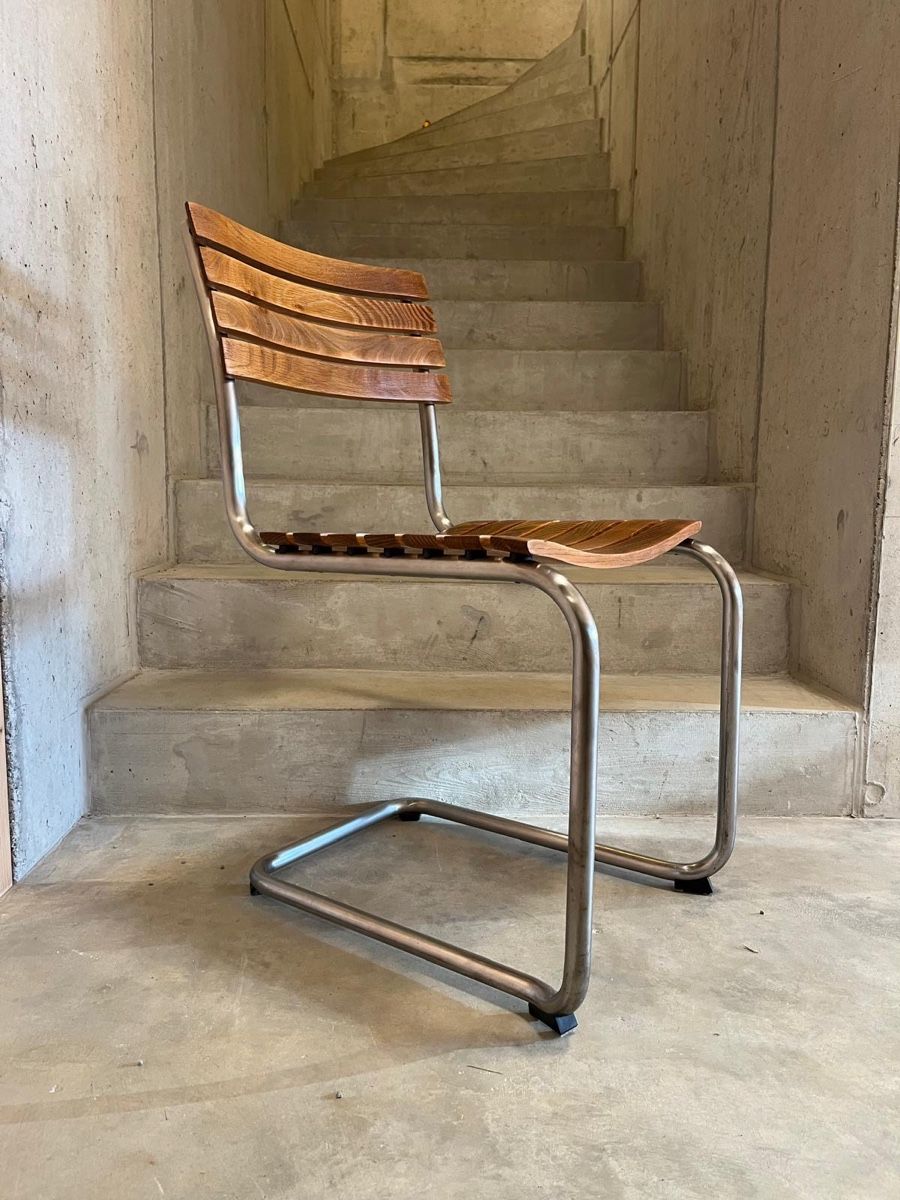 Thonet Sedie: Thonet S40 Gartenstuhl Freischwinger – Usato da Giffers venduto da non_plus_ultra