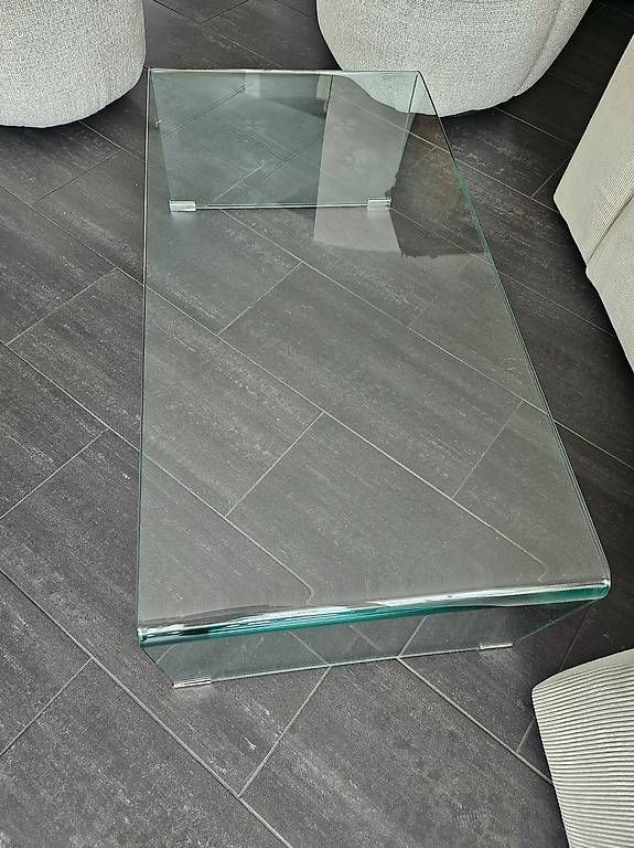Tables: Salon-Tisch aus Glas – D'occasion à Samstagern par Esposto 1