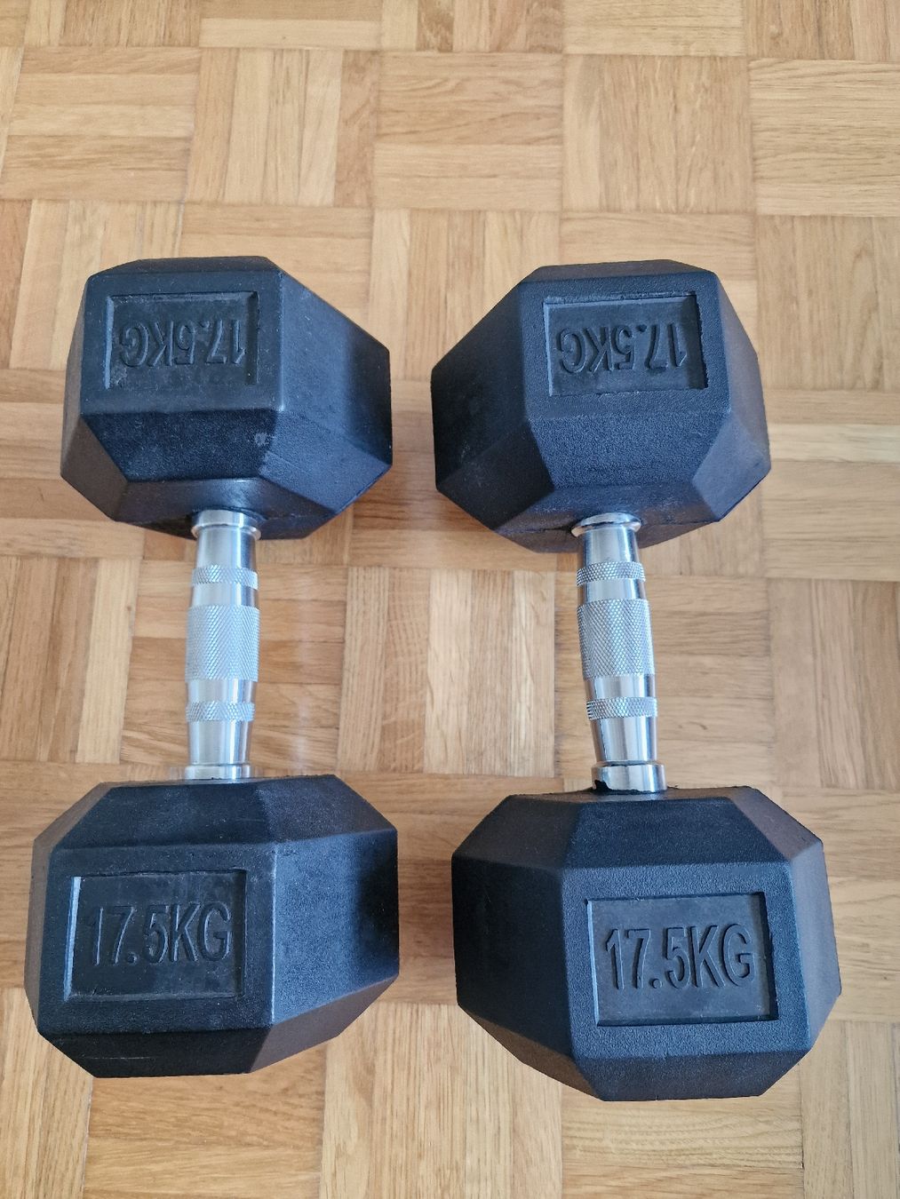 Manubri & Pesi: Dumbbells Exa 17.5 – Nuovo (secondo la descrizione) da Zollikerberg venduto da cap_528v