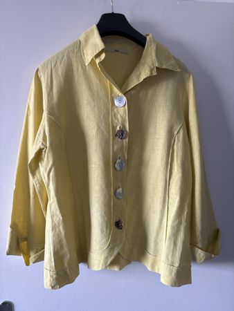 Sommerliche Leinenbluse von Bottega, Made in Italy!