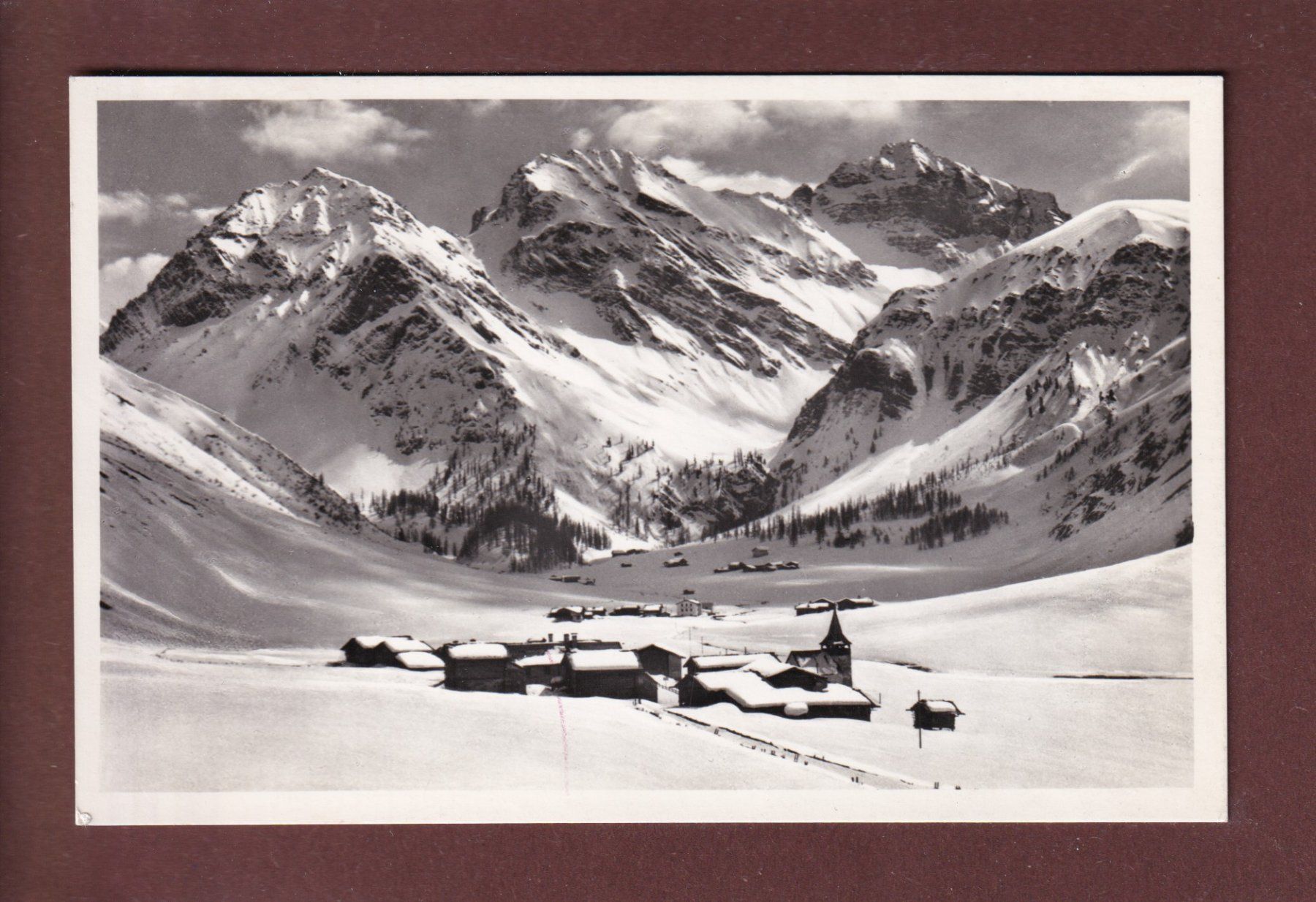 Cartoline postali: SERTIG-DÖRFLI bei Davos - 1962 – Usato da Pully venduto da nicecards