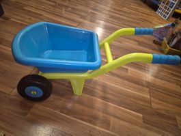 Kinder-Schubkarre, ideal für den Sandkasten