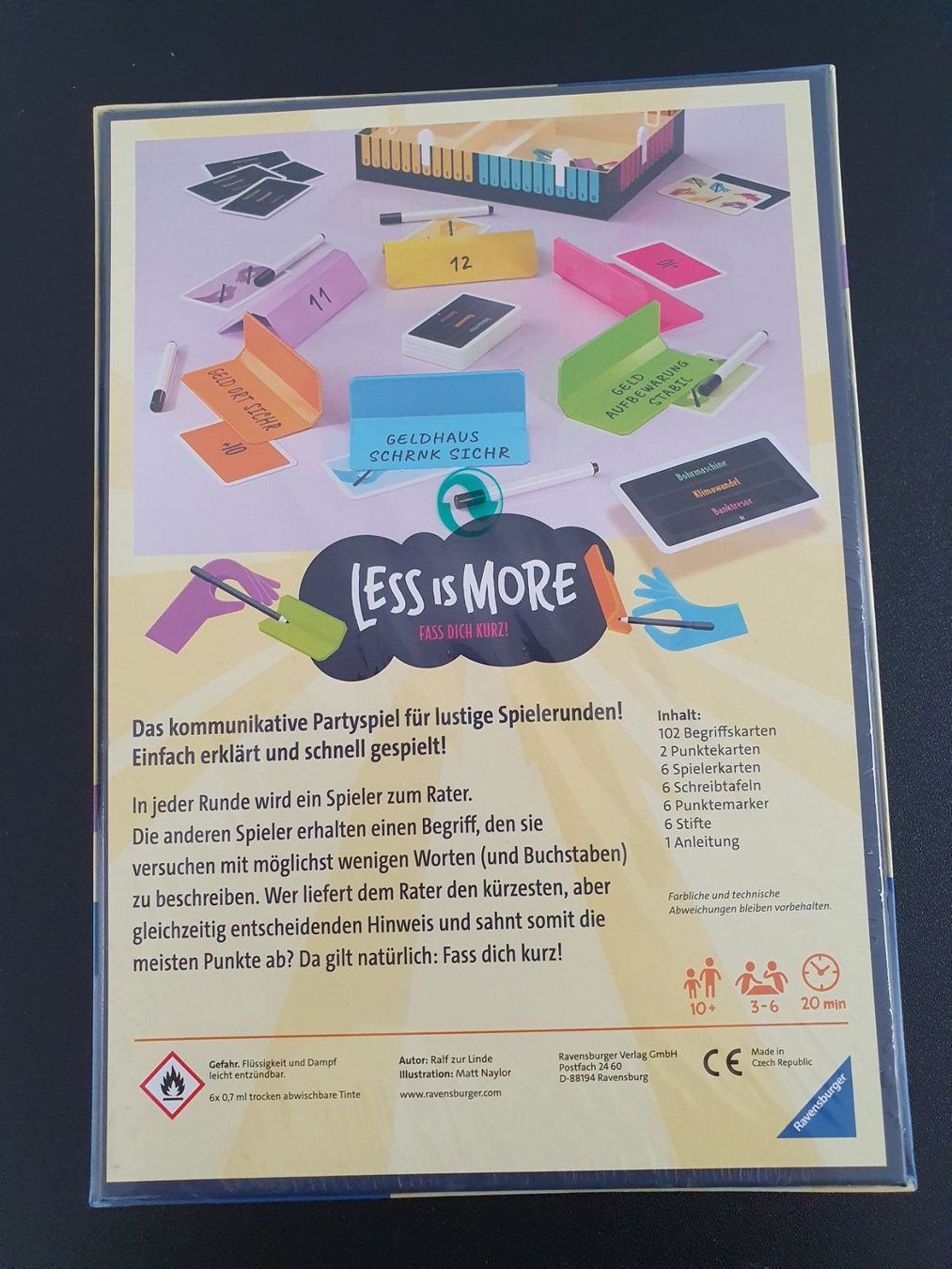Ravensburger Giochi: Neu - Ravensburger - Less is More – Nuovo e nell'imballaggio originale da Dagmersellen venduto da Jarsetz_Restposten 1