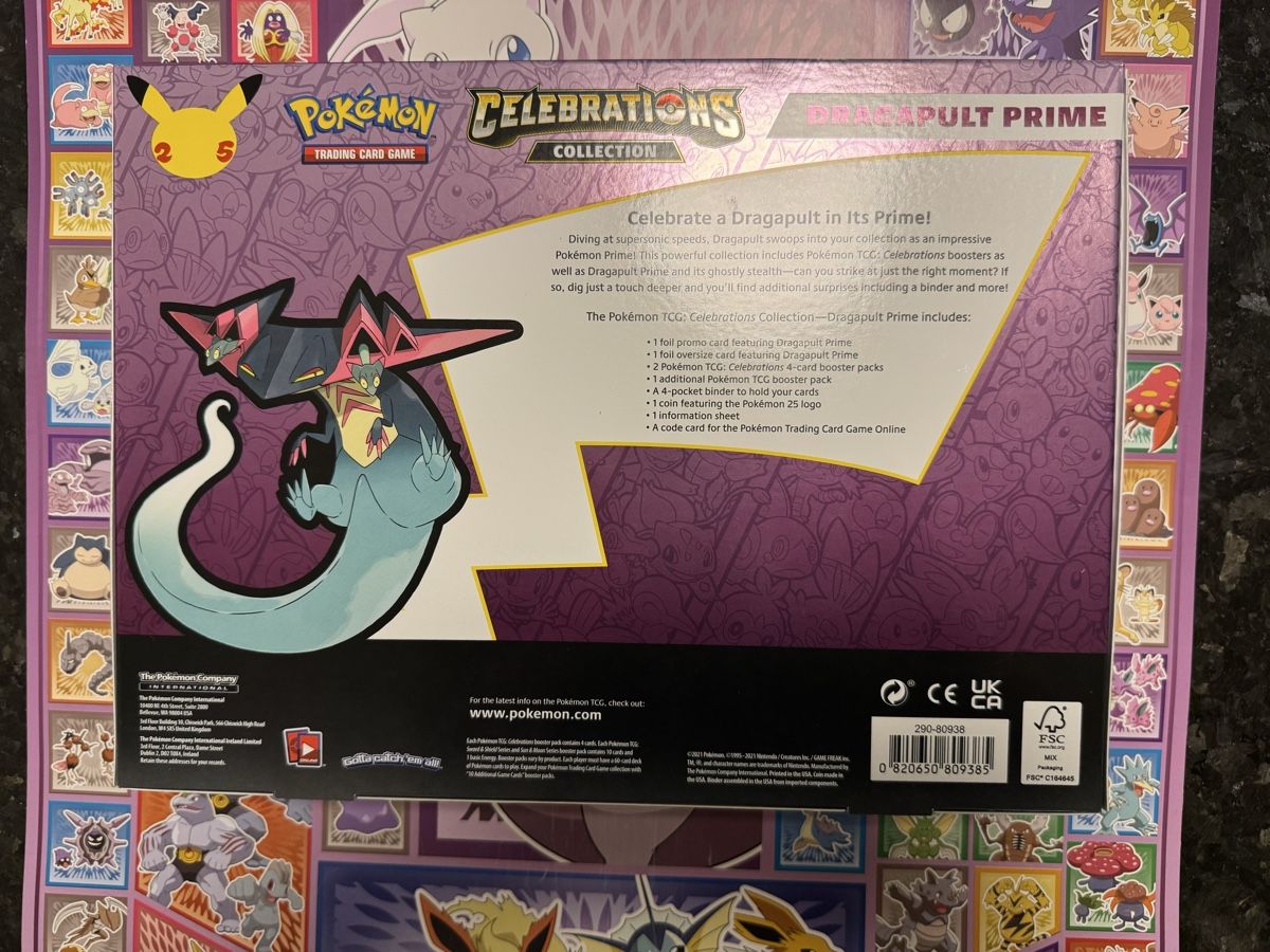 Pokémon Carte collezionabili: Pokémon Celebrations Kollektion Katapuldra-Primus – Nuovo e nell'imballaggio originale da Emmenbrücke venduto da paj_q8wx 2
