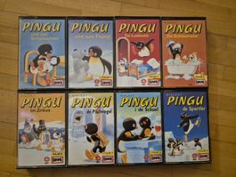 8 Pingu Kassetten Folgen 2 bis 9 gebraucht