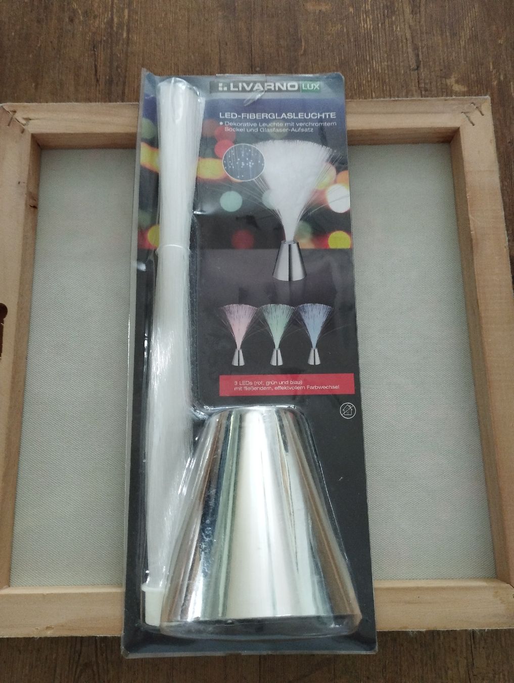 Tutte le decorazioni: LED-Fiberglasleuchte mit Farbwechsel, Deko-Leuchte – Nuovo e nell'imballaggio originale da Hallwil venduto da cao_x7wb 1