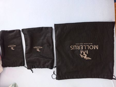 Stoffbeutel 3er Set Maison Mollerus, neuwertig