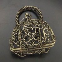 Anhänger Handtasche 50x40mm   Bronze