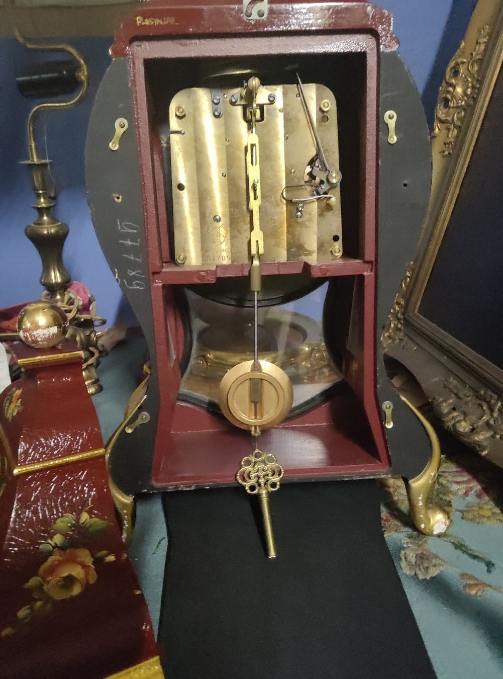 Orologi da terra & Orologi da parete: PENDULE NEUCHÂTELOISE DE LA MARQUE LE CASTEL – Usato da Boll venduto da BollArtAntik 8