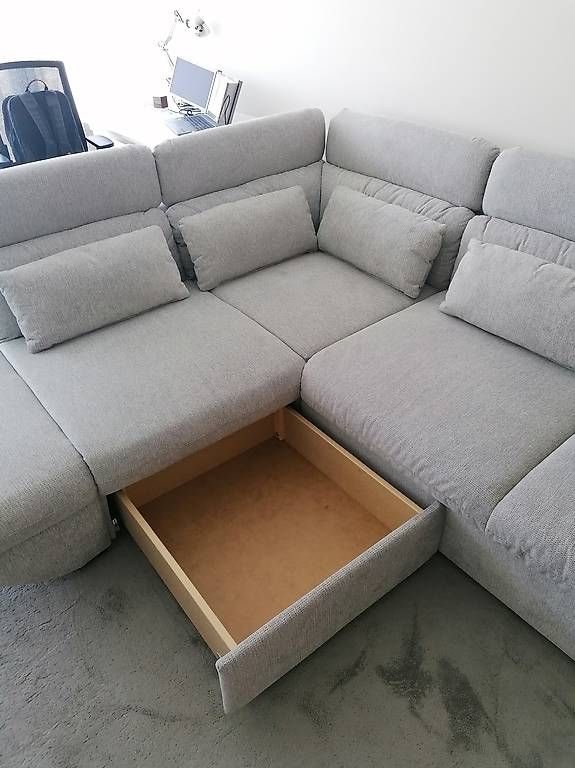 Divani: Graue Ecksofabet wie neu Comforama – Usato da Zürich venduto da thesuccessnow 1