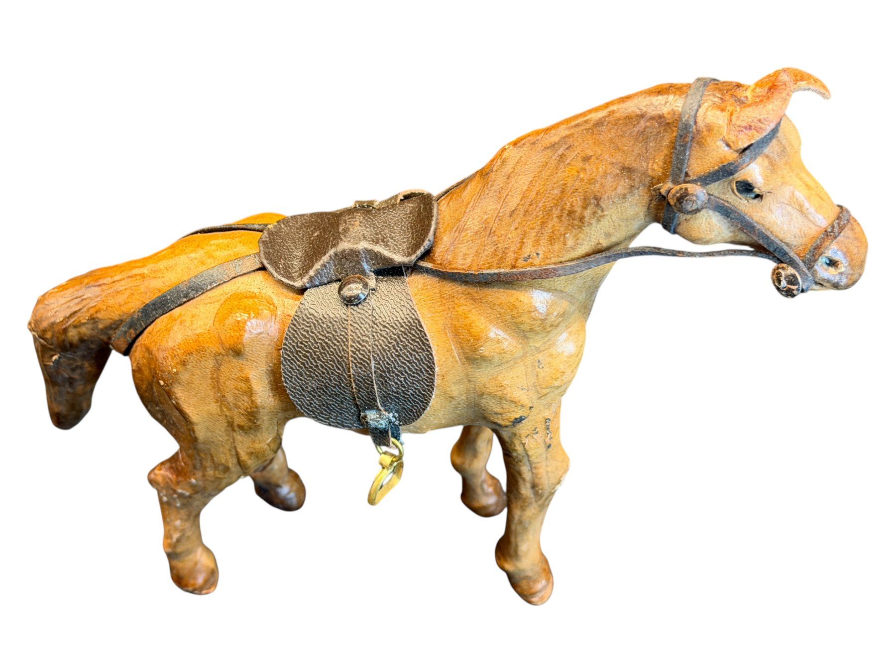 Figuren: Figurine de cheval vintage en cuir – Gebraucht aus Morges von vintiques 1