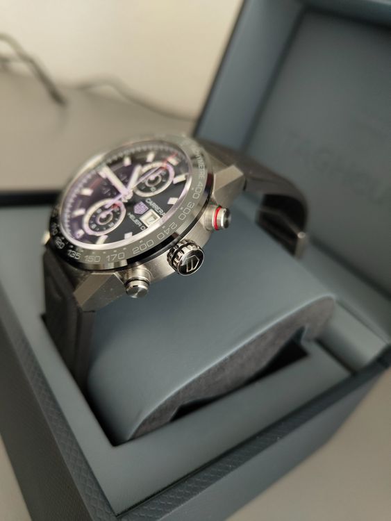 Tag Heuer Orologi: Tag Heuer Carrera 01 (Manuf. Werk) Full Set (TOP Zustand) – Usato da Ehrendingen venduto da Bravo70 1