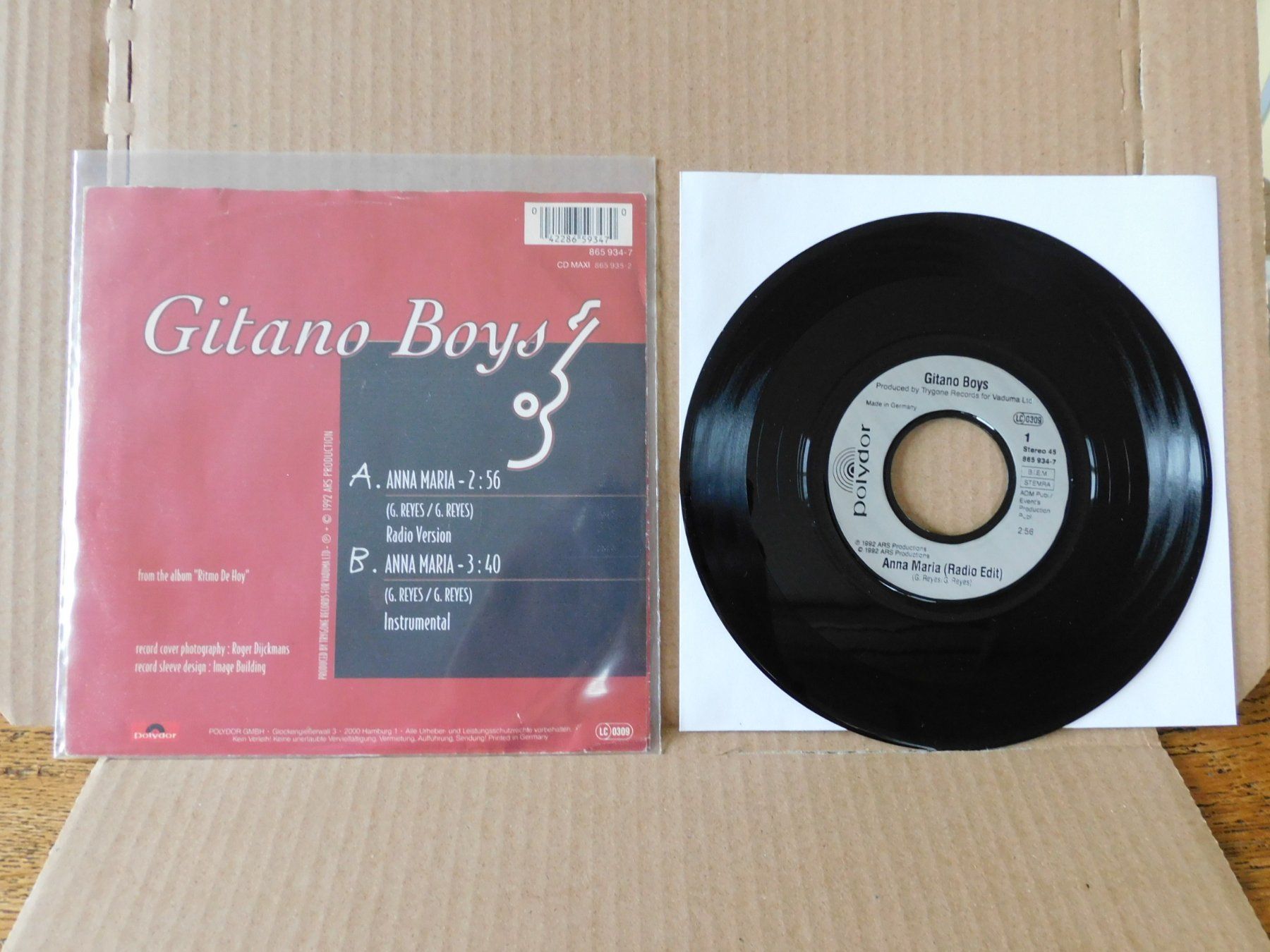 Schallplatten: Gitano Boys – Anna Maria – Gebraucht aus Emmenbrücke von lamorak 1